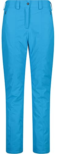 CMP Damen Twill Stretch Skihose, Turchese, 48