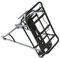 Portabagagli per Biciclette Nero 20inch Bike Portapacchi Double Layer Biciclette Carrier Batteria Posteriore Regolabile Stand Heavy Duty Bike Portapacchi Bici (Material : 20Inch Black)