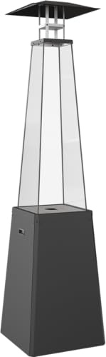 Heizung für den Außenbereich, Gas, Umbrella, Stahl, Schwarz, 12 kW, Set mit Gasheizungen
