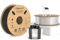 Creality Hyper PETG Filament, Schwarz+Transparent Filament 1.75mm Hyper PETG 2KG, 3D Drucker Filament PETG Maßgenauigkeit +/- 0.03mm, 3D Druck Materialien für die meisten 3D Drucker