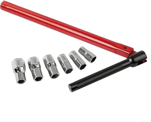 Lot de 8 clés de plombier multi-prises 8-17 mm conçues pour les appareils de plomberie et la compatibilité des robinets à filetage unique