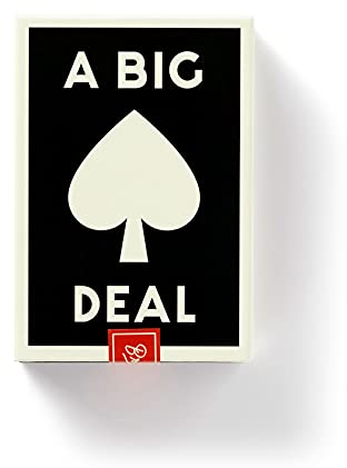 Brass Monkey Giant Playing Cards - Oversized Cards, 4.5 x 7, 54 Unique Cards, Black And White, Adults Only