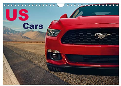 US Cars Kalender (Wandkalender 2026 DIN A4 quer), CALVENDO Monatskalender: Unsere schönsten Aufnahmen von US Boliden in einem Kalender (CALVENDO Mobilitaet)