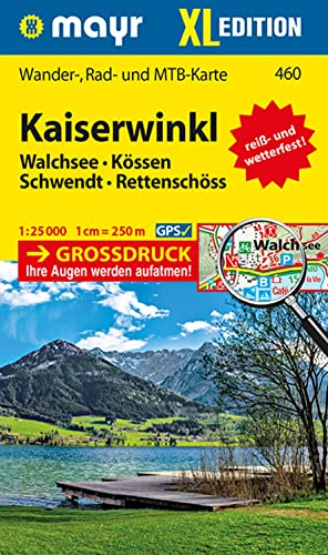 Mayr Wanderkarte Kaiserwinkl XL 1:25.000: Wander-, Rad- und MTB-Karte