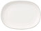 Villeroy & Boch Anmut Platinum No.1 Rabanera Ovalada de 20 cm de Diámetro, Porcelana, Blanco, 20x20x3 cm