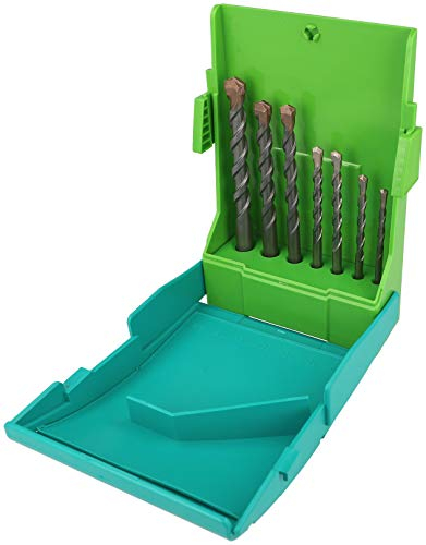 Heller Tools 3000 ProConcrete Beton- & Steinbohrer 1 V, Grau 7-tlg., 4/5/6/6/8/10/12 mm