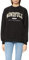 NA-KD Mindfull Printed Sweater Sudadera Mujer, Negro, XS