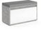Vicco Schuhbank Iker, Sitzbank mit Stauraum, Beton/Weiß, 80 x 45 cm