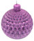 Nataluna Bougie violette sphère 279 g, comme photo, unique