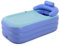 WindWilder Inflatable Badewanne Aufblasbar Home SPA Badewanne mit Kissen & Getränkehalter & Abflussrohr Faltbare Mobile Badewanne für Erwachsene Tragbare Reise Outdoor 160 x 82 x 48 cm (ohne Pumpe)
