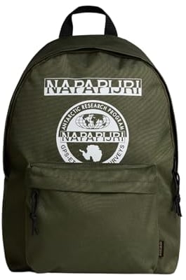 NAPAPIJRI Zaino Uomo/Donna chiusura con zip, tasca interna e tasca esterna, spalline regolabili. (VERDE)