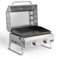 Onlyfire 2-Burner Portable Gas Plancha BBQ with Lid &Thermometer, Tabletop Gas Grill with Nonstick Ceramic Coated Griddle for Outdoor Cooking, Patio Party, Camping, RV, 4.7 kW