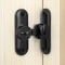 Heveer Cerradura de Puerta Corredera Pestillo Puerta para Puertas Correderas Cerrojo de Puerta 90/180 Grados para Puertas Cocinas Ventanas Negro