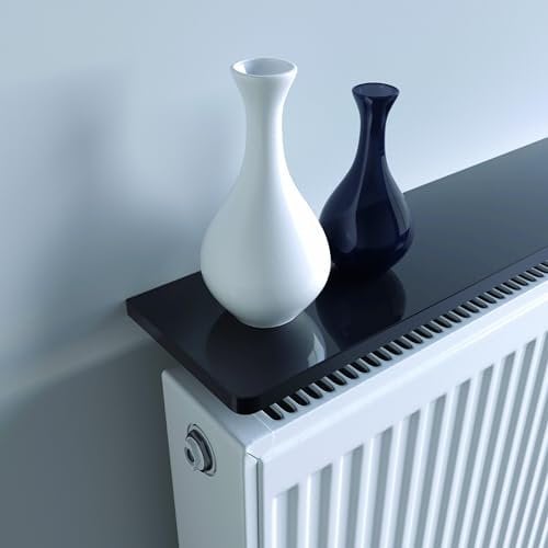 Black Radiator Shelf 60x15x1.8mm (24x6)