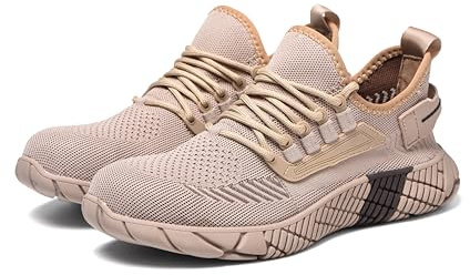 MEIION Meine Arbeitsschuhe Seattle Rambo Sicherheitsschuhe Leichte, atmungsaktive Arbeitsschuhe mit Stahlkappe - Unisex Sicherheitsschuhe für Herren & Damen