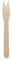 Monouso | 100 Tenedores de Palos de Madera, 12cm, Pinchos para Patatas Fritas, Palitos de Madera, Mini Tenedor, Trincho, Camping, Picnic
