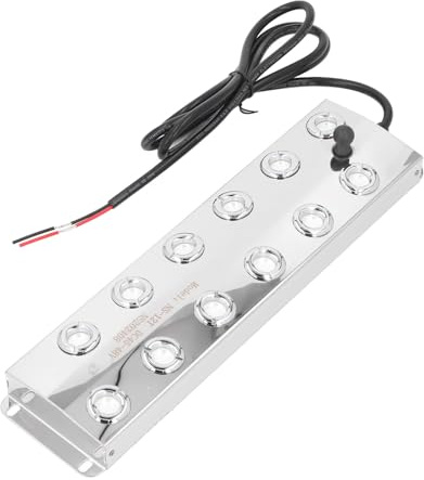 12 Heads Mist Maker-dimma, Ultraljuds-dimma med 4,5L/H, IP67 Vattentät Damm-dimma för Damm, Trädgård, Gräsmatta, Stenparti, Växthus, Halloween-dekoration, Landskap