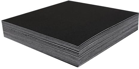 Alnemy Teppichfliesen Selbstliegend 20 Stück 50 x 50 cm Antirutsch Sicherheitsmatte Vielseitig in Außen und Innenbereichen Einsetzbar Er Eignet für Restaurants Familienzimmer Flure (Schwarz)