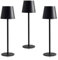 K2 STORE Set di 3 Lampada da Tavolo Touch Senza Fili Ricaricabili, LED Dimmerabili con 3 Tonalità di Luce 3000-6500K, Impermeabili IP54, Ideali per Interni ed Esterni