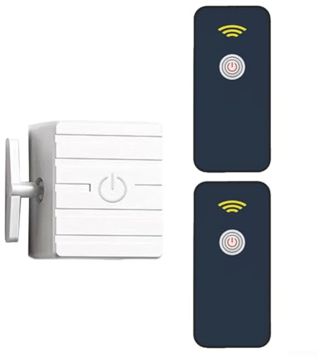 CNANRNANC Switch Robot Button Pusher with Remote Control, Smart Home Light Controller, Wireless Button Presser for Existing Switches, No Wiring Required, 5-10m Control Range(host + 2 remote)