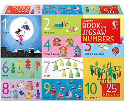 Book and Jigsaw Numbers (Usborne Book and Jigsaw): 1