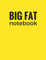 Big Fat Notebook: Yellow, 600 Pages Ruled Blank Notebook, Journal, Diary (Extra Large 8.5 x 11 inches) (Daily Notebook)