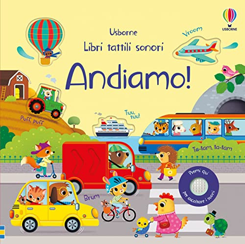Libri tattili sonori - Andiamo! (10 pagine)