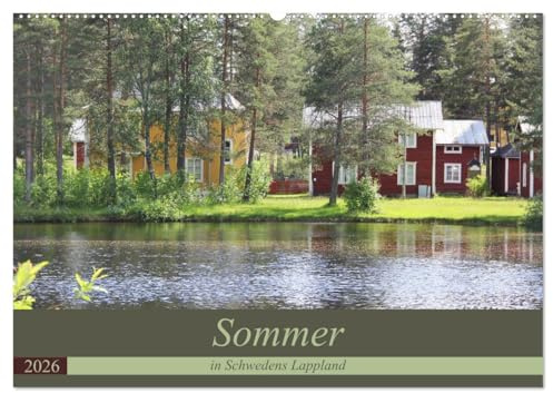 Sommer in Schwedens Lappland (Wandkalender 2026 DIN A2 quer), CALVENDO Monatskalender: Im schwedischen Teil Lapplands, auch Sàpmi genannt, gibt es keinen Platzmangel (CALVENDO Natur)