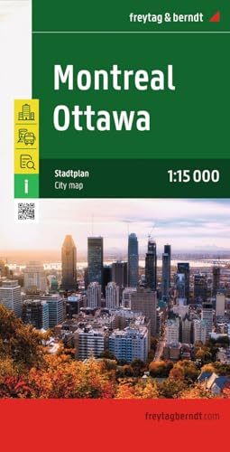 freytag & berndt Stadtplan Ottawa - Montreal 1:15.000