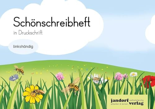 Schönschreibheft in DS: linkshändig