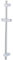Bristan EVC ADR01 WC EVO Riser Rail with Adjustable Fixing Brackets - White/Chrome Plated