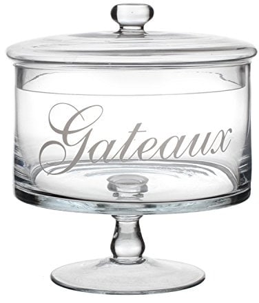 Secret de gourmet Bonbonnière Gâteaux - Grand modèle - Verre