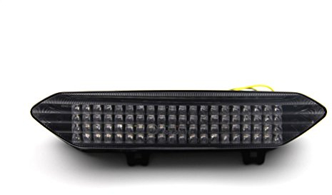 aVDB-moto LED-Bremslicht mit integriertem Blinker kompatibel mit Yamaha YZF R1 2002/2003, Quad YFM Raptor 700 (Getönt)
