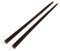 Fly Style Damen Ohrring Verschluß Ersatz Stäbchen für Ohrhänger Creolen Horn Knochen Pins Weiß Schwarz horn-bone-pins, Materialart:Horn (schwarz)