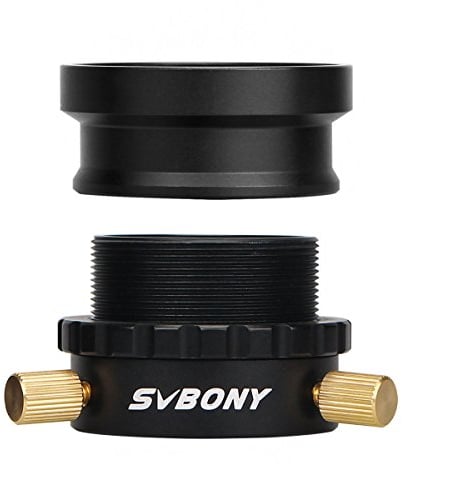 SVBONY Telescope Accessories Focuser Adapter 1.25 inches M42X0.75 Reflector Telescope Eyepiece Adapter