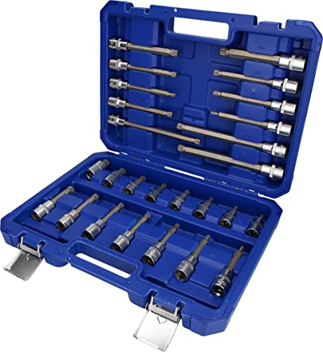 BRILLIANT TOOLS BT022026 Jeu de clés à douille 1/2, 26 pcs, profil à denture multiple, XZN [Powered by KS TOOLS]
