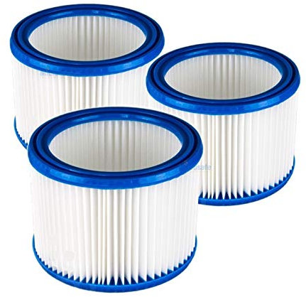 3x Filtre Cartouche humide et sec Nilfisk Aspirateur Multi 20-30 (- CR / INOX/T/T Inox/T VSC INOX) alternative à l'original 107402338 de Microsafe