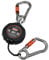 Ergodyne Retractable Tool Lanyard mit Karabiner-Halterung, 3,6 kg, Squids 3011 Schwarz