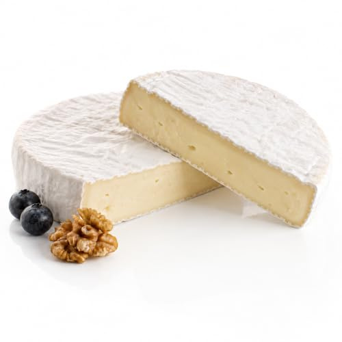 Formaggio Brie Salumi Pasini® | Intero 1 kg | Crosta fiorita edibile | Pasta molle e cremosa | latte origine: Francia | ideale per taglieri, aperitivi e cucina