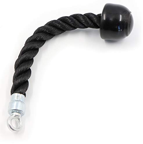 fuxunamz Trizepsseil Einhand Trizepstau Trainingsseil - Triceps Rope Krafttraining Griff, Zugseil Armtrainer Bizeps Tau, Trizepstraining Zughilfe, für Workout am Seilzug Fitness Kabelzug Kraftturm