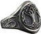 HIJONES Ancien Arbre de la Vie Bague Antique Argent pour Homme Femme en Acier Inoxydable Religieux Bijoux Taille 72