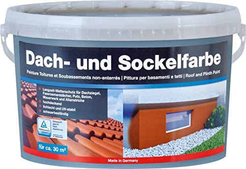Baufan Dach- und Sockelfarbe 5 Liter Schiefer