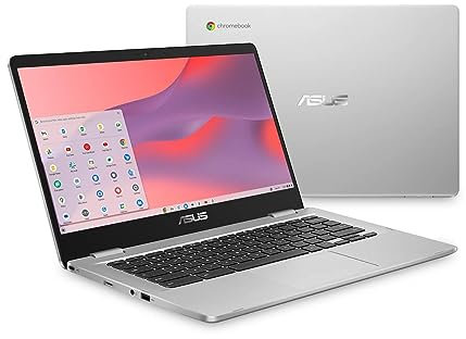 ASUS Laptop Chromebook C424M 14 FHD (1920 x 1080) - CPU Intel Celeron N4020 - 4 GB de RAM - 64 GB de almacenamiento eMMC - WiFi 5 (802.11ac) - Bluetooth 5.0 - Chromebook OS