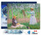 Figured'Art Diamond Painting Erwachsene 40x50cm Mit Rahmen Ganze Leinwand gespannt Im Wald in Giverny Monet 5D Bilder Eckige Steine - DIY Set Basteln