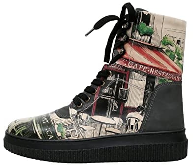 DOGO Vegane Damen Future Boots Stiefeletten - La Vie Parisienne 37