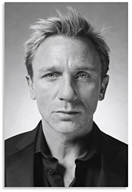 Daniel Craig Poster-Bild, Leinwandbild, Schlafzimmer, Ästhetik, 20 x 30 cm, ungerahmt
