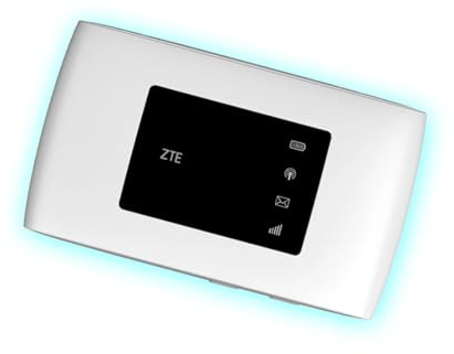 ZTE MF920, CAT4/4G LTE Mobile Wireless Router Wi-Fi, 150Mbits Download, dual Band - Blanc