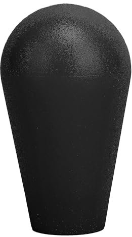 Timebid Ellipse Joystick Ball Top Handle Rocker | M6 Oval Arcade Game DIY Parts Replacement(52 * 30mm) Black
