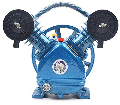 Luftkompressor Einstufig Druckluft Kompressor Aggregat Pumpenkopf Type V 2 Zylinder 170 L/MIN Luftwerkzeug