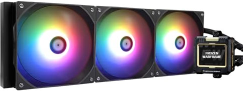 Thermalright AIO FW420 Black ARGB CPU Liquid Cooler for Desktop with LCD Display Support Intel LGA 1700/1200/115X/2066, AMD AM5/AM4
